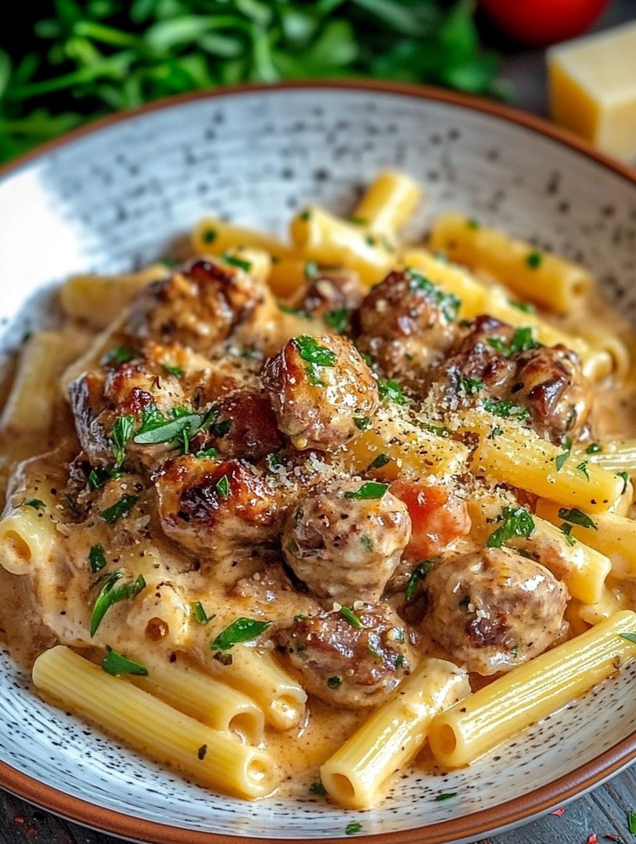 So Gelingen Cremige Penne mit Würzigen Hackbällchen: Schritt-für-Schritt Anleitung